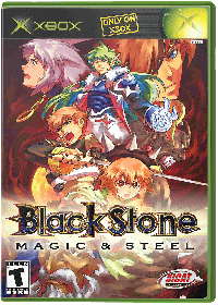 Blackstone Magic and Steel Xbox US box art
